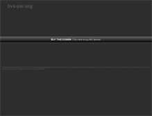 Tablet Screenshot of bvs-psi.org